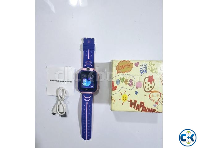 Q12 Kids Calling Smart Watch GPS Location Track Pink large image 2