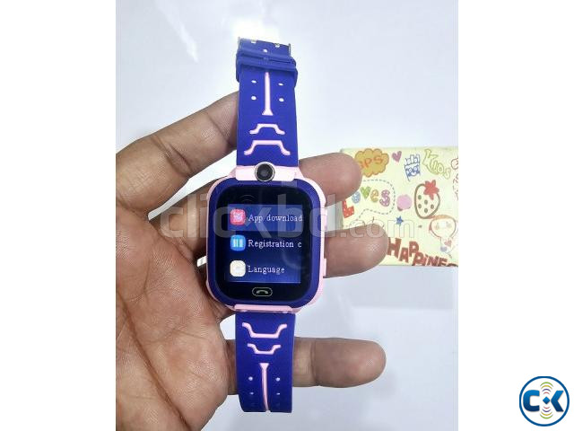 Q12 Kids Calling Smart Watch GPS Location Track Pink large image 4