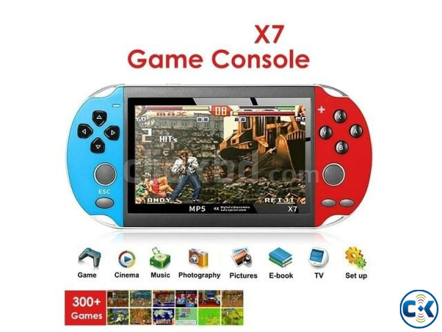 X7 Handheld Game Console Kids Video Game Player 8GB large image 0