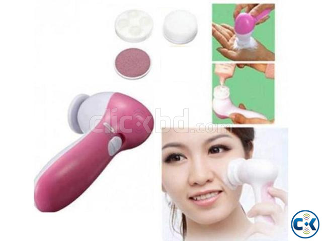 5 in 1 Face Cleaning Massager large image 0