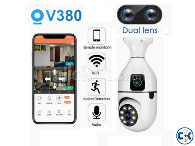 V380 Pro Bulb Wifi Camera Dual Lans Night Vision large image 0