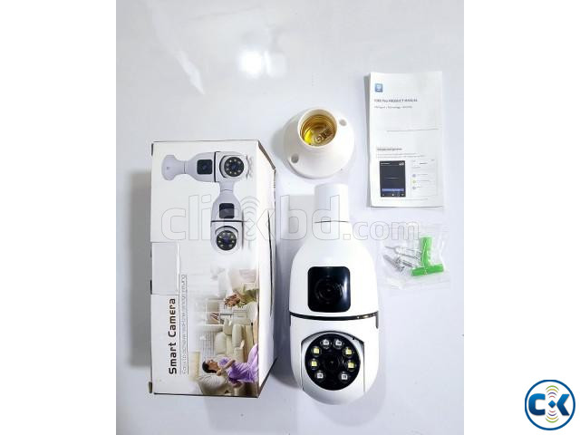 V380 Pro Bulb Wifi Camera Dual Lans Night Vision large image 2