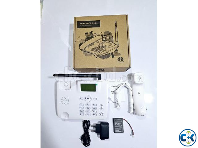 Huawei F316 Land Phone Desh Phone Single Sim White large image 2