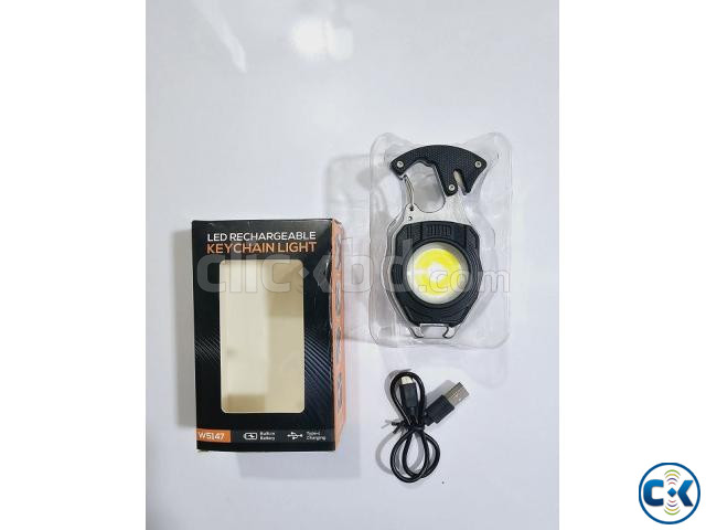 W5147 LED Rechargeable Keychain Light With Lighter large image 3