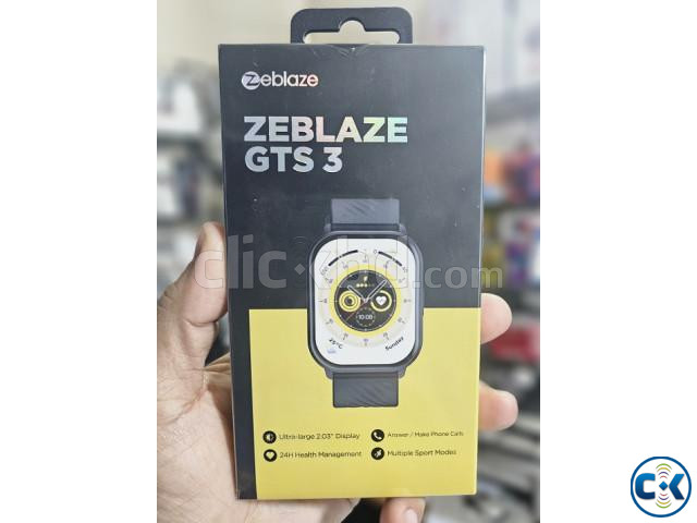 Zeblaze GTS 3 Calling Smartwatch Black large image 0