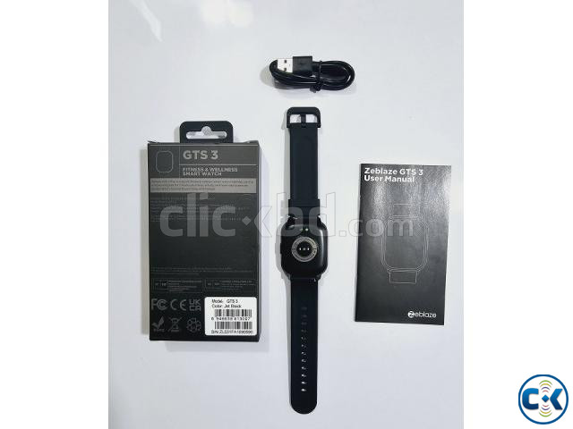 Zeblaze GTS 3 Calling Smartwatch Black large image 2