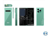 Vmax V18 Notepad Fold Phone With Wrighting pad Green