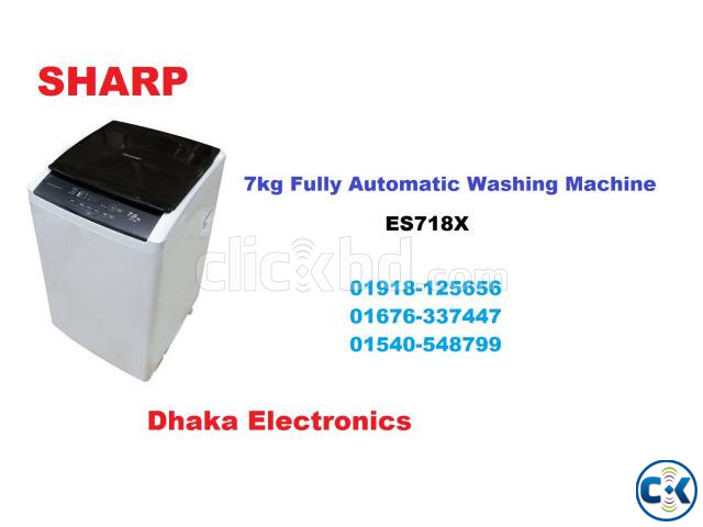 Sharp ES718X Top Load Washing Machine 7 KG large image 0