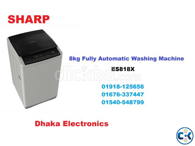 Sharp ES818X Top Load Washing Machine 8 KG large image 0