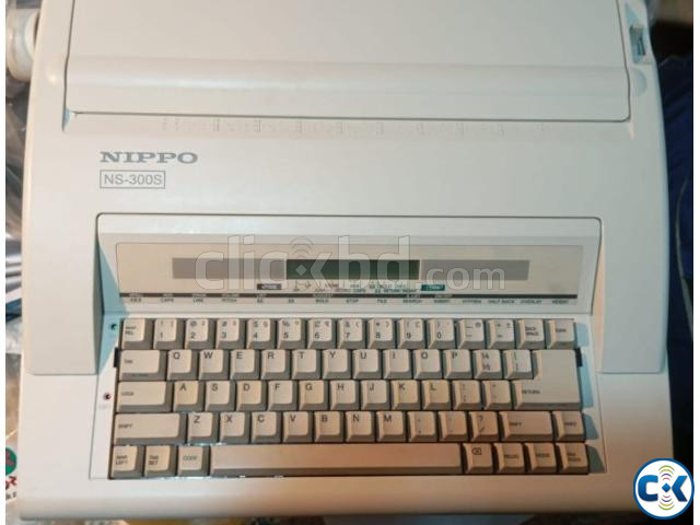 Nippo NS-300S Electronic Typewriter Machine large image 0