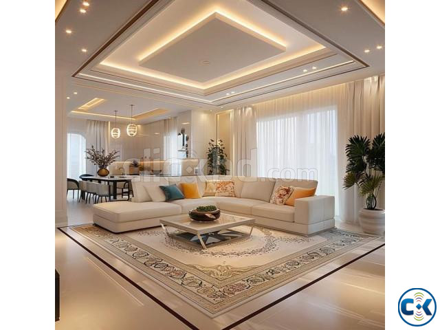 Flat residential interior design large image 0