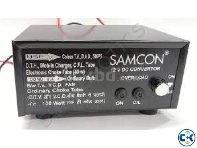 SOLAR CONVERTER 60W 12V DC TO AC large image 0