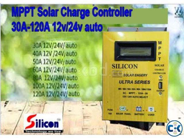 MPPT SOLAR CONTROLLER 30A-120A with USB large image 0