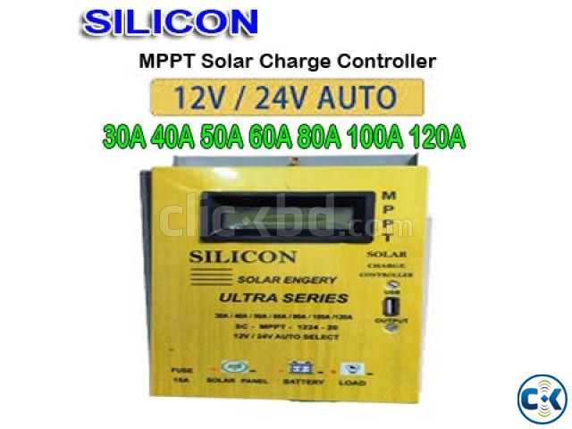 MPPT SOLAR CONTROLLER 30A-120A with USB large image 3