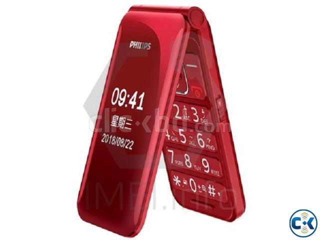 PHILIPS E218L Dual SIM Flip Phone large image 0