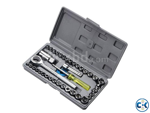 40 in 1 Screw Driver Set Automobile Motorcycle Tool Box Set large image 3