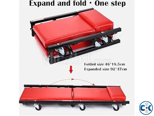 Heavy Duty Folding Mechanics Car Creeper large image 0