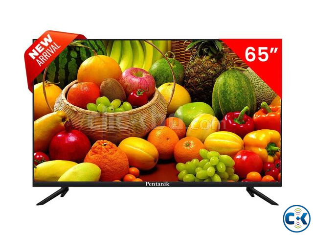 Pentanik 65 inch 4K Voice Control TV Frameless  large image 0