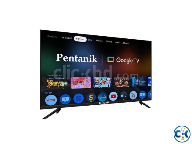 Pentanik Google 55 Inch 4K Frameless Voice Control TV large image 2