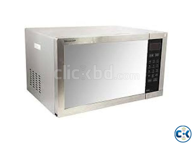 Sharp R-77at st Microwave Oven with Grill Function 34l-sil large image 0