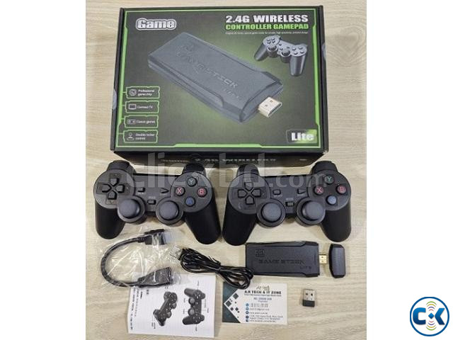 Wireless Controller Gamepad 2.4G USB TV Game Stick 10000 Gam large image 2