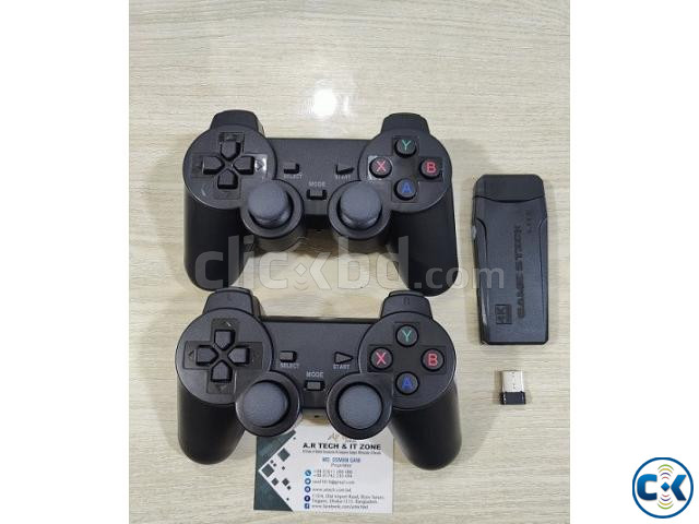 Wireless Controller Gamepad 2.4G USB TV Game Stick 10000 Gam large image 3