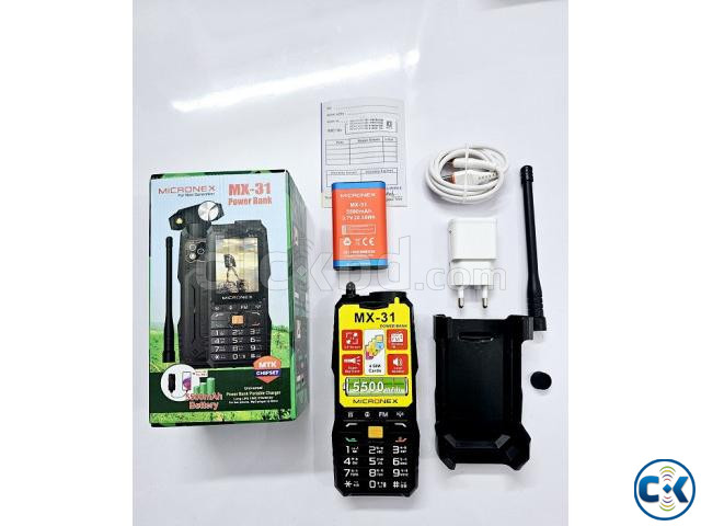 Micronex MX31 Antina Phone Power Bank 5500mAh Four Sim Black large image 1