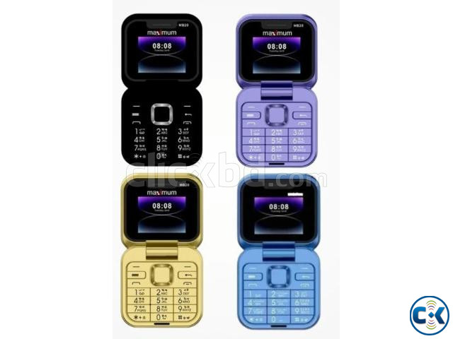 Maximum MB20 Pro Folding Phone Purpel large image 0