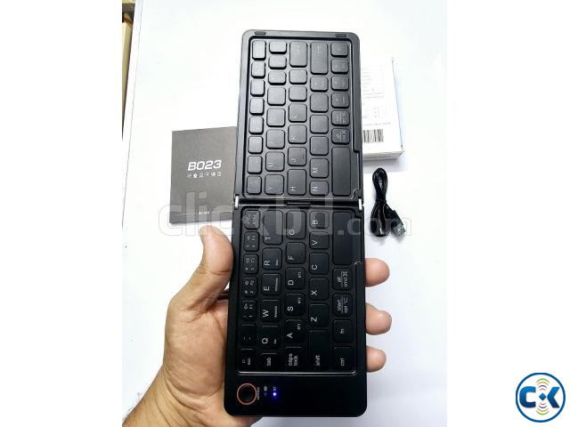 189i Foldable Bluetooth Keyboard With Stand Rechargeable large image 4