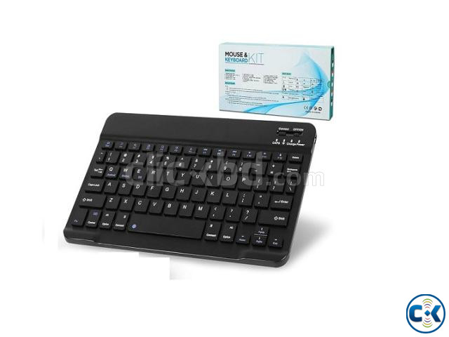 Universal Portable Bluetooth Keyboard 7 inch Rechargeable large image 0