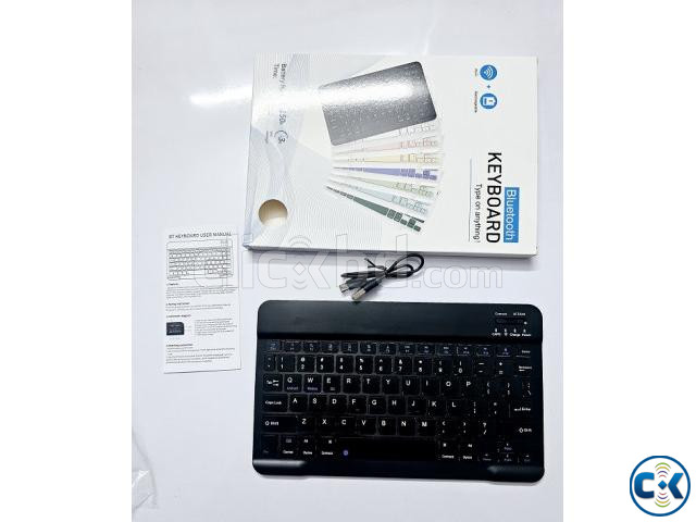 Universal Portable Bluetooth Keyboard 7 inch Rechargeable large image 3