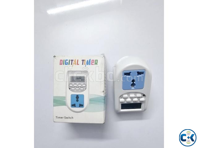 Digital Timer Switch Energy Saving Socket 220V large image 1