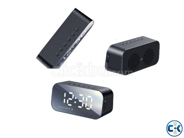 Havit M3 Clock Bluetooth Speaker Alarm LED Display large image 0