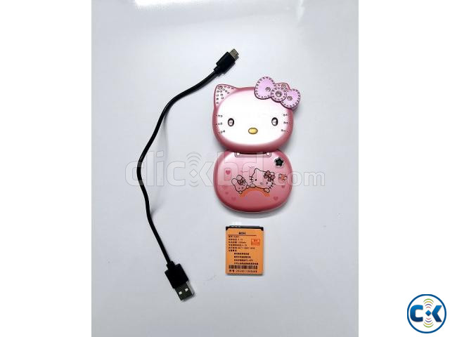 Hello Kitty K688 Folding Phone Pink large image 3