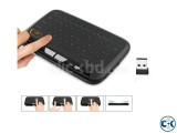 H18 Plus Mini Wireless Keyboard Touchpad Backlit Rechargeabl