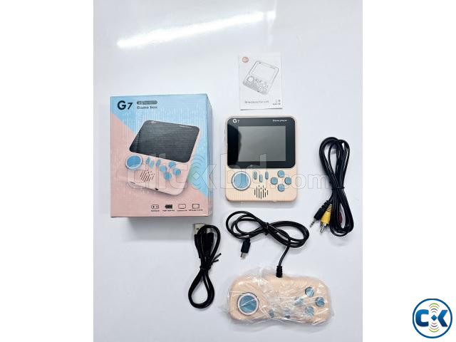 G7 HandHeld Kids Game Player Game Box Extra Controller Pink large image 2