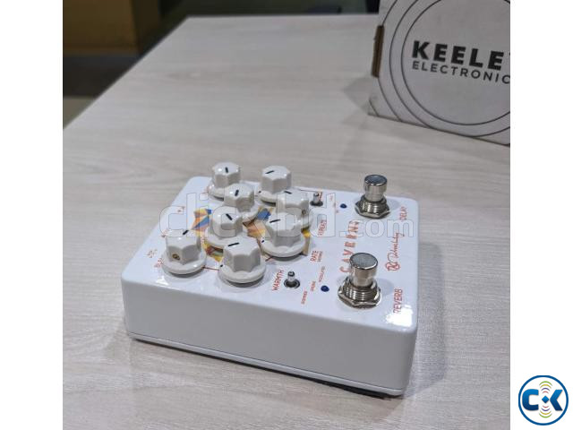 Keeley Caverns V2 Delay and Reverb Pedal with adapter large image 2