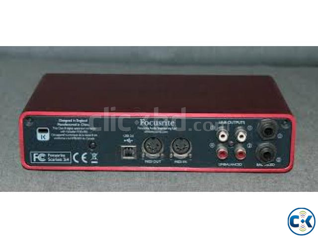 Focusrite scarlett 2i4 1st gen large image 0