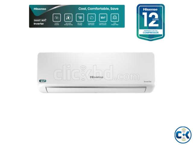 Hisense 1.5 Ton Official Inverter Wi-Fi AC large image 0