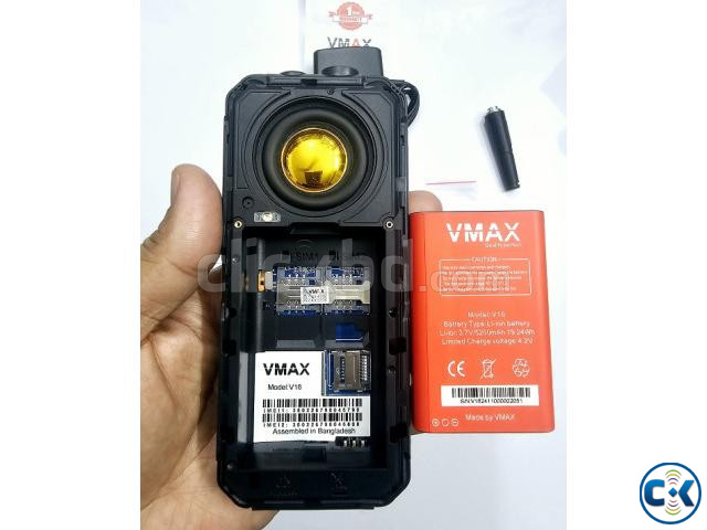 Vmax V16 Antina Phone Power Bank 5200mAh Dual Sim Green large image 1