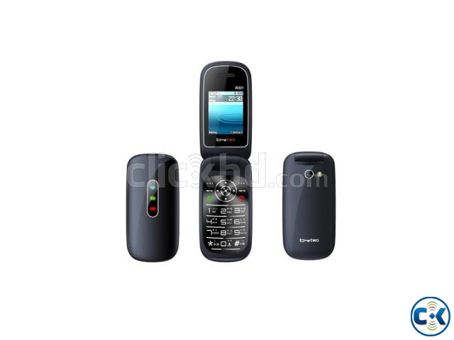 Bytwo B301 folding Flip Mobile Phone Magic Voice Black large image 1