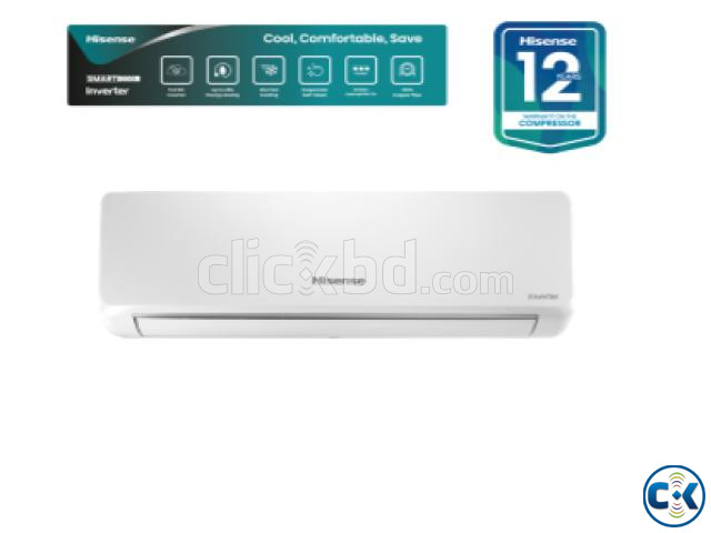 Hisense official 1.5 Ton smart compact Split Inverter AC large image 0