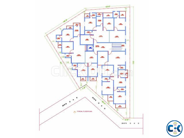 Land Flat শেয়ার বিক্রি1500 বর্গ ফ্ল্যাট large image 1