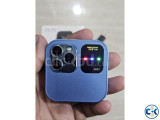 Small image 2 of 5 for i16 Pro Flip Phone FM Radio Magic Voice Blue | ClickBD