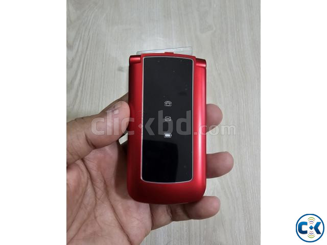 Kgtel K1 Slim Folding Phone Dual Sim Red large image 1