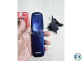 Small image 2 of 5 for Linnex Le101 Mini Folding Phone Dual Sim Blue | ClickBD