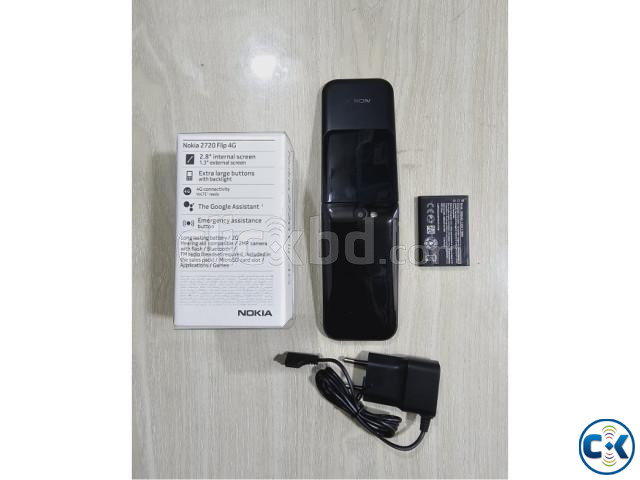 Nokia 2720 Flip Phone Dual Sim Black large image 2