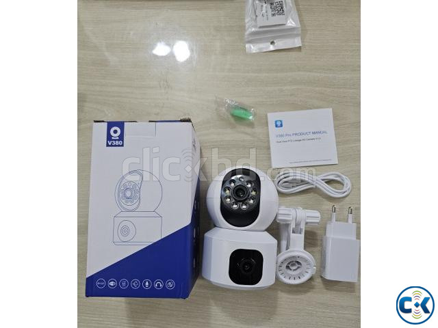 4G V380 Pro Sim Support Wifi Camera Dual Lans 1080p Rotatabl large image 3