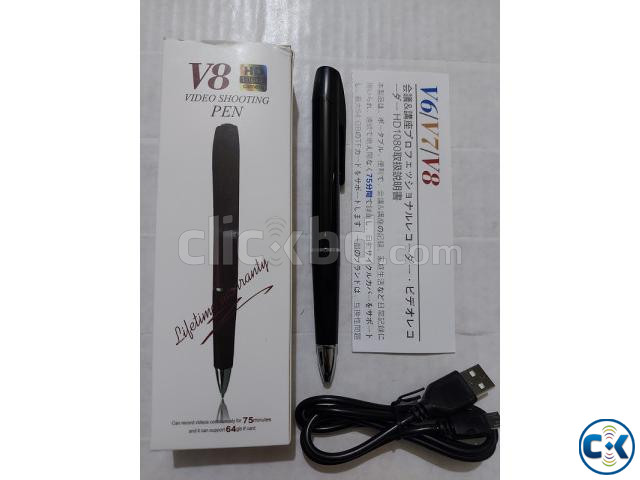 V8 Pen Camera HD 1080P Recording Time 75 Min large image 1