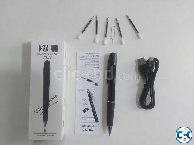 V8 Pen Camera HD 1080P Recording Time 75 Min large image 2